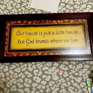 Home & Garden wall deco, gently used